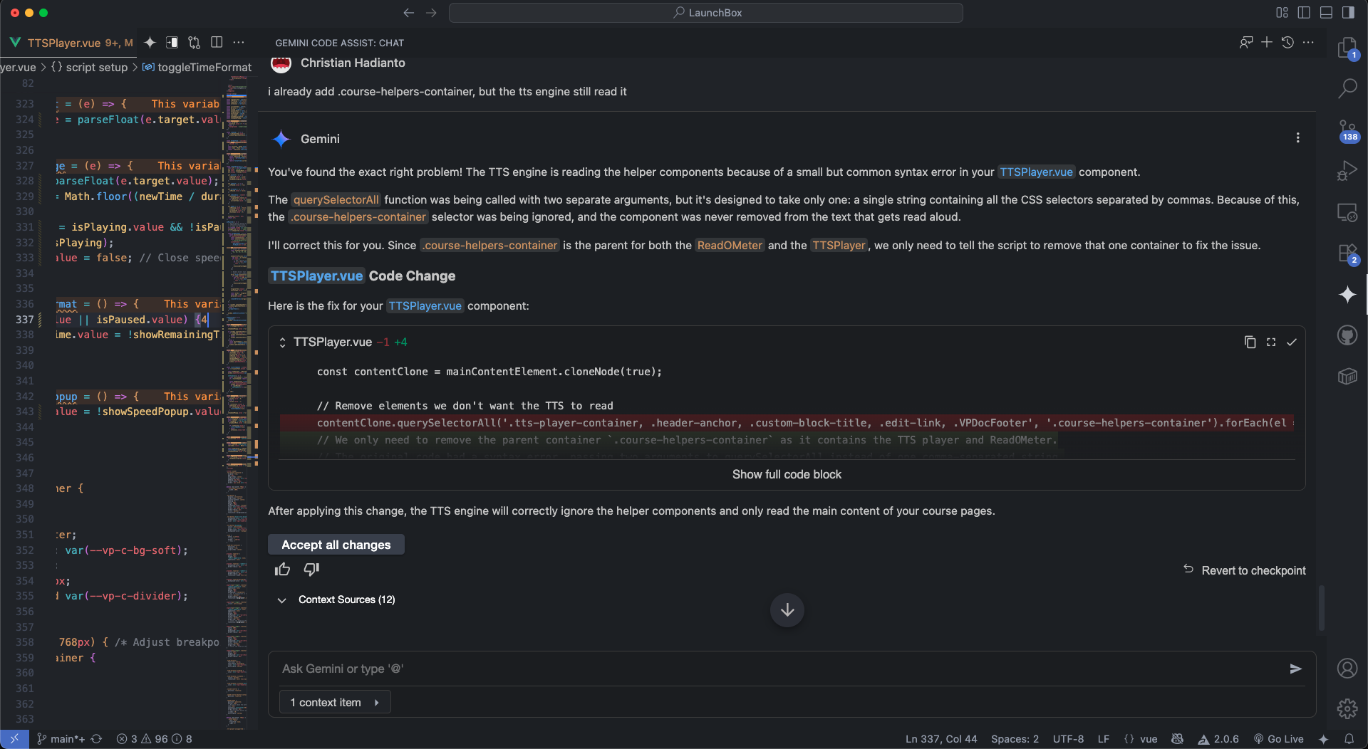 Vibe Coding with Gemini
